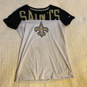 Saints tee by Nike an nfl team apparel 🖤🤍💛